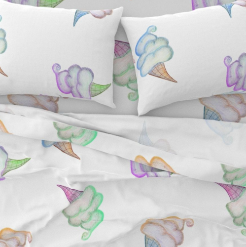 Whimsical Ice Cream Sheet Set